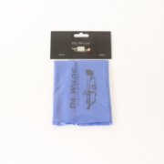 Poetsdoek Zilver (blauw) Brass Atelier de Wilde